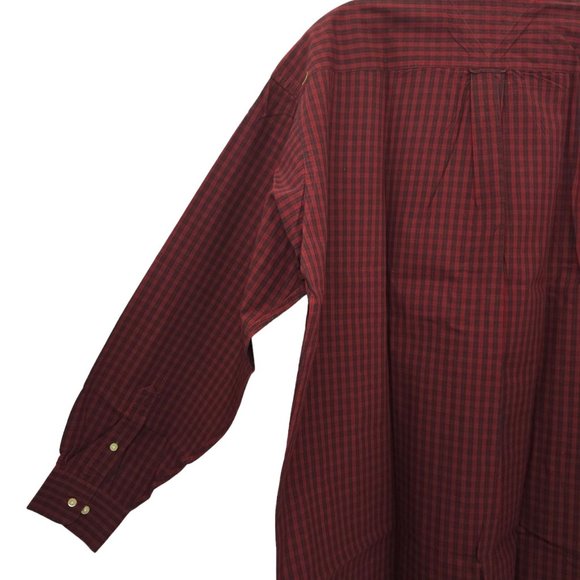 Vintage 2002 Tommy Hilfiger Button Front Shirt Mens 16.5 Holiday Tartans Plaid - Picture 14 of 15